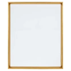 DesignOvations Kate and Laurel Calter Magnetic Framed Dry Erase Board, Melamine, 25 1/2 x 31 1/2 , White, Gold Plastic Frame