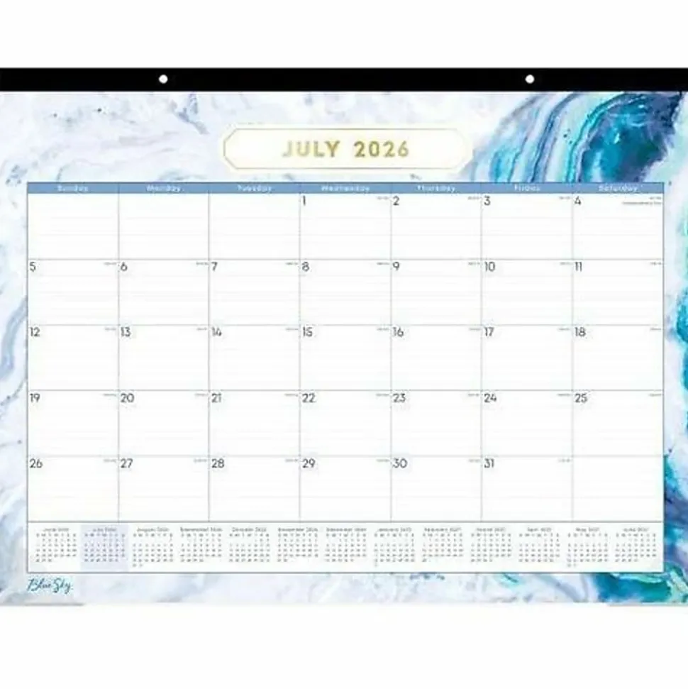 Desk Pad Planning Calendar BS Gemma - 22x17 AY26-27 Monthly