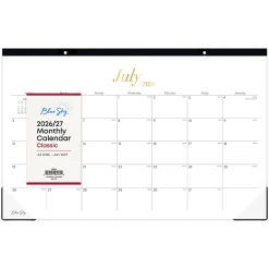 DESK PAD PLANNING CALENDAR BS ELEVATED - 17X11 AY26-27 MONTHLY