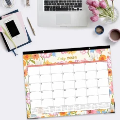 DESK PAD PLANNING CALENDAR BS JULIEN LIGHT - 22X17 AY26-27 MONTHLY