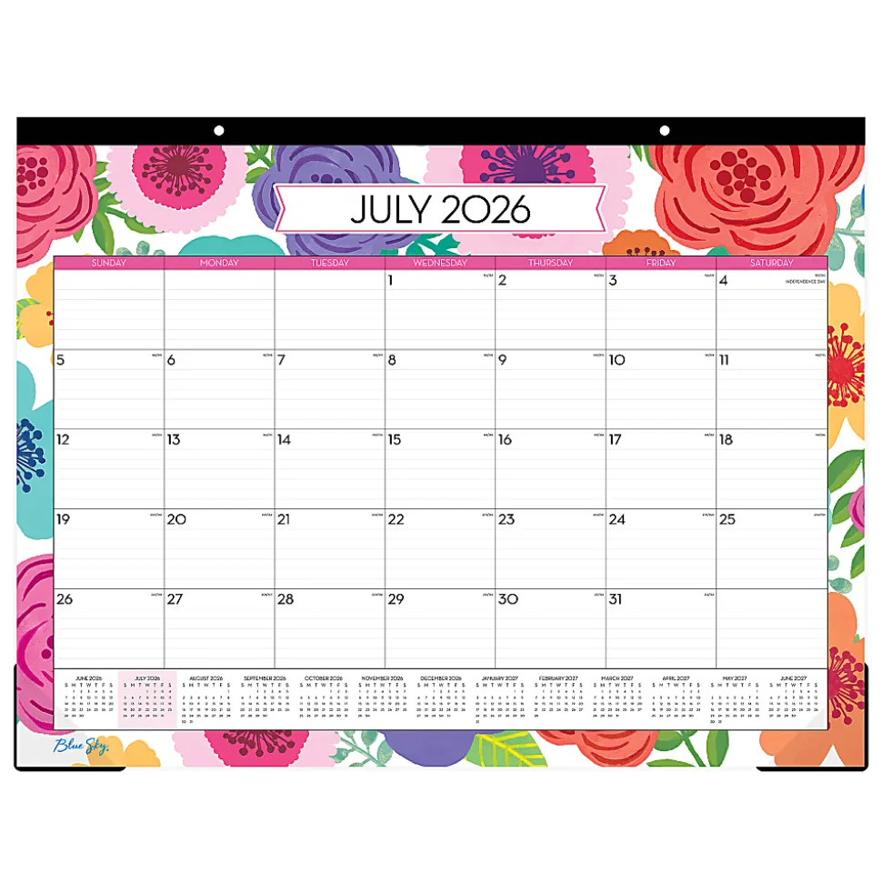 Desk Pad Planning Calendar BS Mahalo - 22x17 AY26-27 Monthly