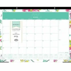 Desk Pad Planning Calendar DD Peyton White - 22x17 AY26-27 Monthly