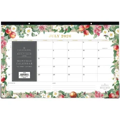 DESK PAD PLANNING CALENDAR DDB FIRENZE TAUPE - 17X11 AY26-27 MONTHLY