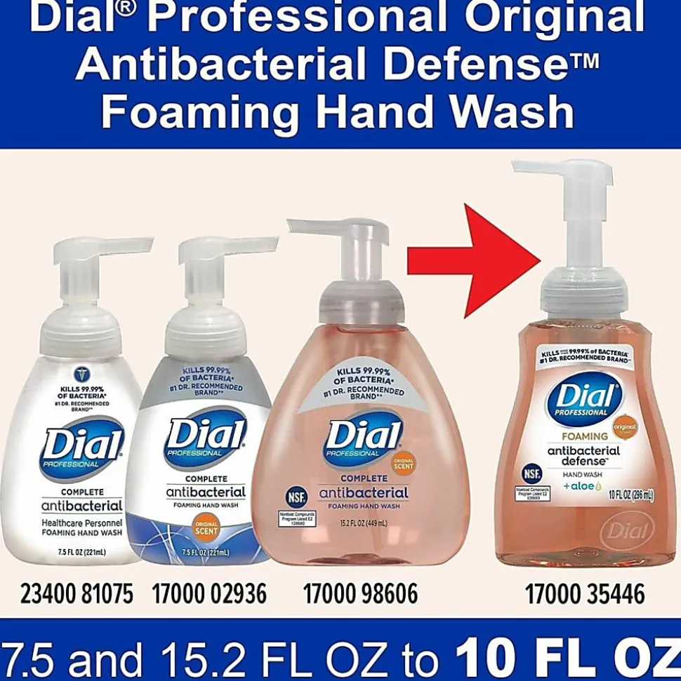 Dial Professional Antibacterial Defense Foaming Handwash, 35446CT