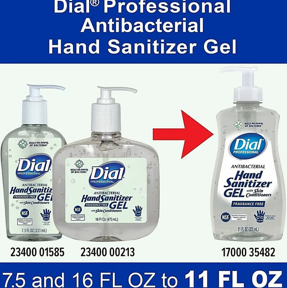 Dial Professional Hand Sanitizer Gel, 35482CT
