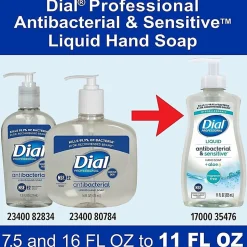 Dial Professional Scent-Free Sensitive Antibac. Hand Soap, 35476CT