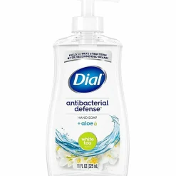 Dial White Tea Antibacterial Hand Soap - White Tea Scent - 11 fl oz - Pump Dispenser - Bacteria Remover - 20940