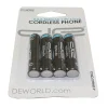 Digital Energy® AAA Rechargeable Batteries, Pack Of 4, DEAAA4PK