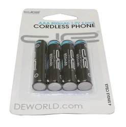 Digital Energy® AAA Rechargeable Batteries, Pack Of 4, DEAAA4PK