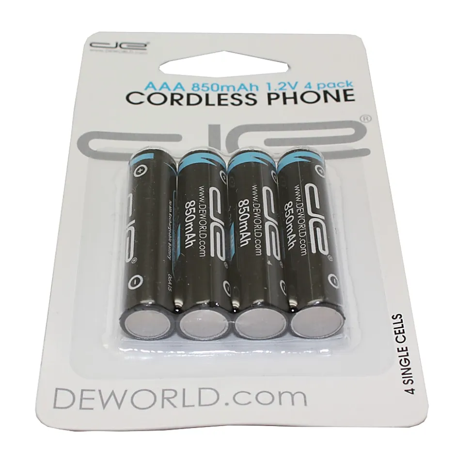Digital Energy® AAA Rechargeable Batteries, Pack Of 4, DEAAA4PK