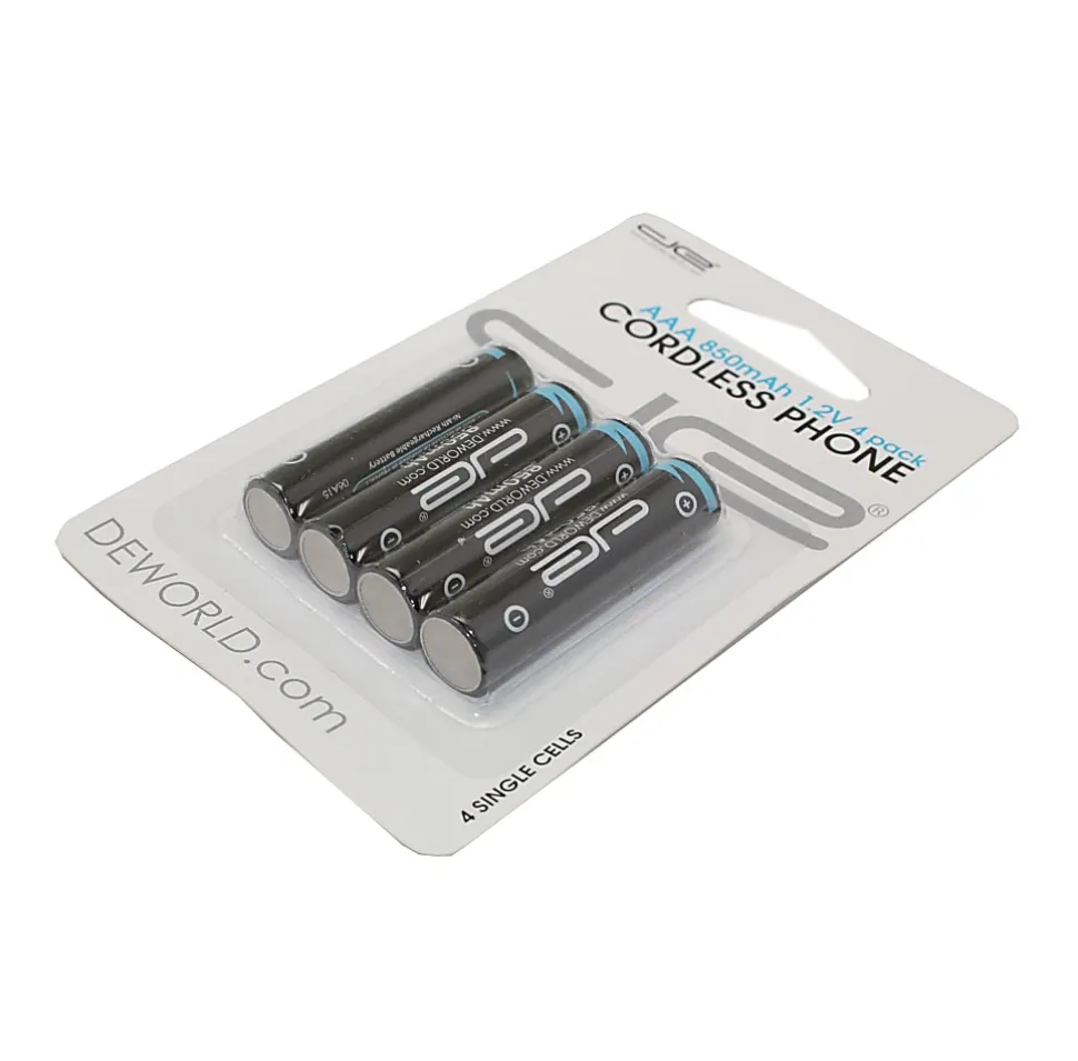 Digital Energy® AAA Rechargeable Batteries, Pack Of 4, DEAAA4PK