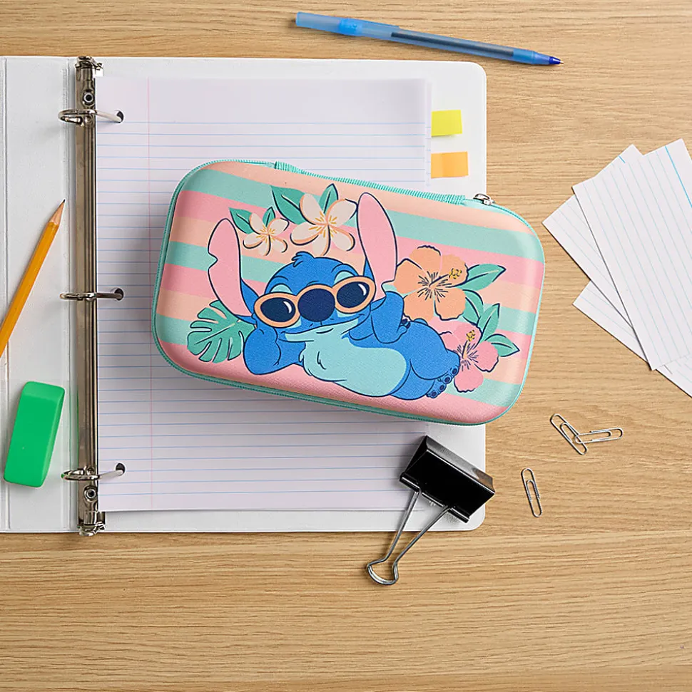 Disney Lilo Stich Licensed Molded Pencil Case, 5"H x 8.75"W x 2.5"D, Quantity 1