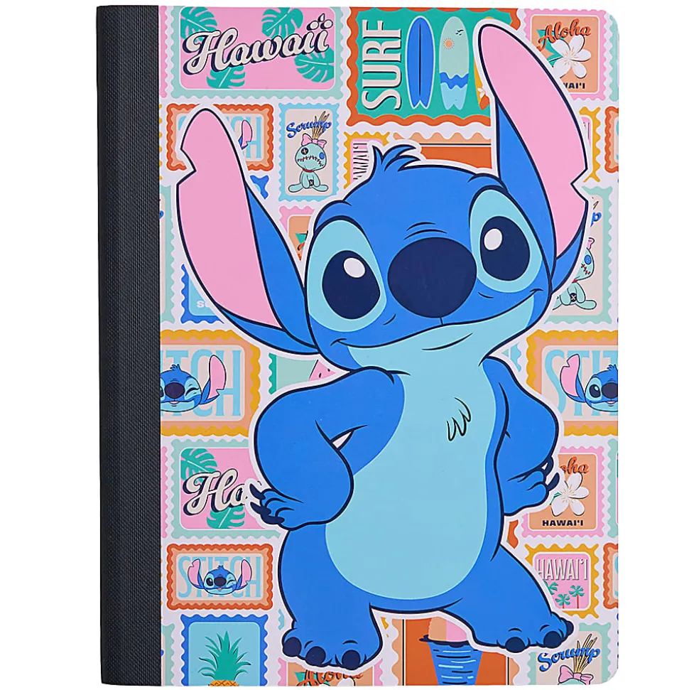 Disney Lilo Stitch Licensed Wide Ruled Composition Notebook, 9.5" x 7.25", 100 Sheets, Quantity 1