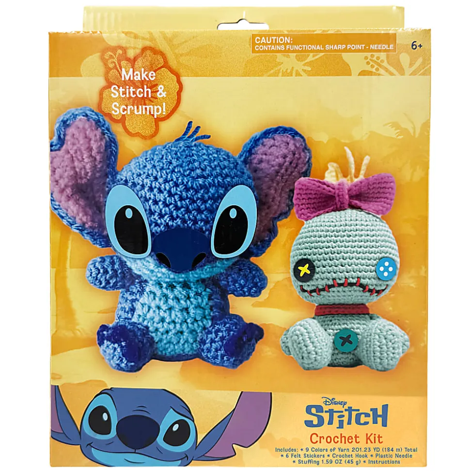 Disney Lilo & Stitch 2 Pack Crochet Kit, 19 Pieces
