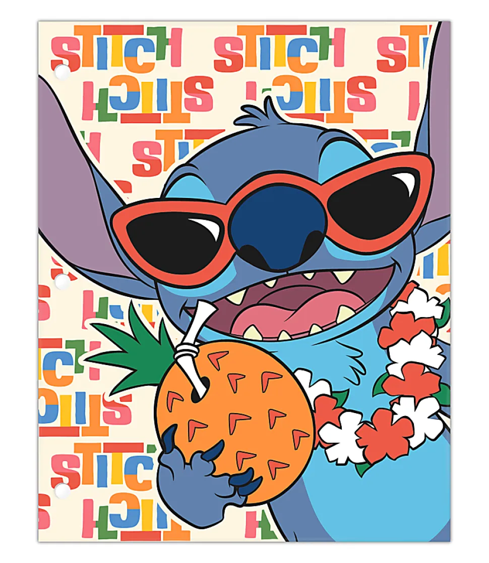Disney Lilo & Stitch 2-Pocket Paper Folder, 11.75" x 9.5"