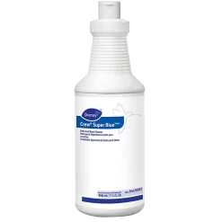 Diversey™ Crew® Super Blue Mild Acid Bowl Cleaner, Citrus Scent, 32 Oz Bottle, Case Of 12