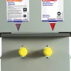 Diversey J-Fill Duo Cleaner Dispensing System, 19-1/2"H x 10"W x 6-1/2"D, Gray