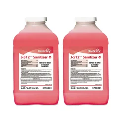 Diversey™ J-512TM/MC Sanitizer, Quaternary Scent, 84.5 Oz Bottle, Case Of 2
