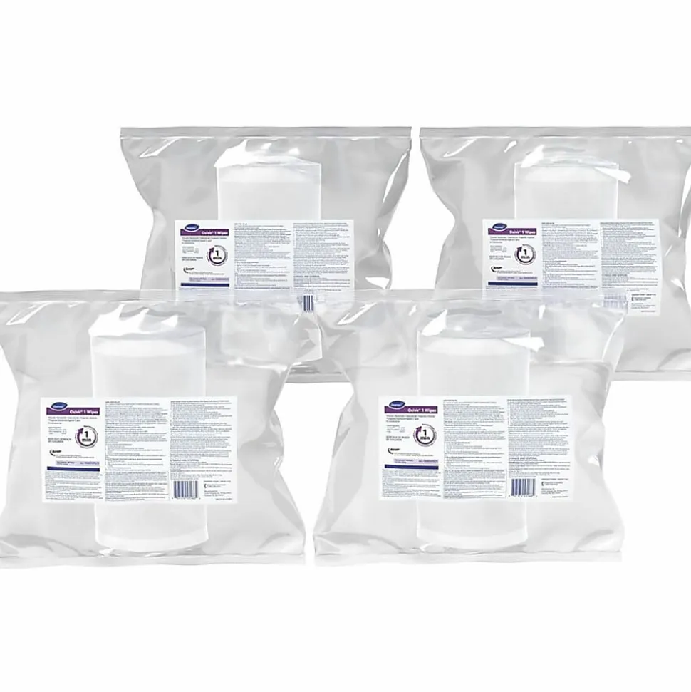Diversey Oxivir 1 Disinfectant Wipes, 11" x 12", 160 Wipes Per Pouch, Case Of 4 Pouches