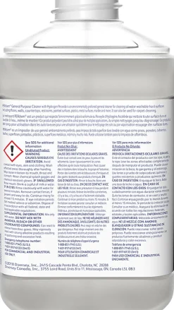 Diversey PERdiem General Purpose Cleaner With Hydrogen Peroxide, 2.5L, Case Of 2 Bottles