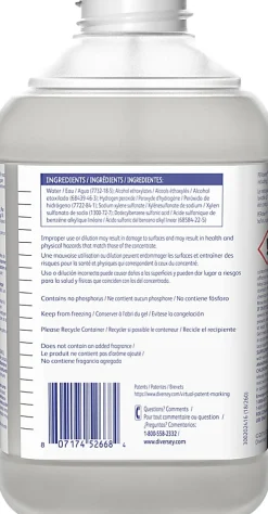 Diversey PERdiem General Purpose Cleaner With Hydrogen Peroxide, 2.5L, Case Of 2 Bottles