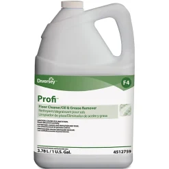 Diversey™ Profi™ Floor Cleaner And Grease Remover, 128 Oz Bottle, Case Of 4