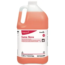 Diversey Sealed Air Suma Nova L6 Mechanical Dish Detergent, Ammonia, 1 Gallon, Pack Of 4 Jugs
