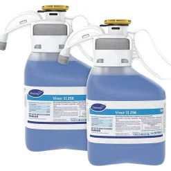 Diversey Virex II 1-Step Disinfectant Cleaner And Deodorant, 47.34 Oz, Minty Scent, Pack Of 2 Containers