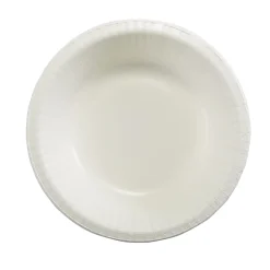 Dixie® Basic Paper Bowls, 12 Oz, White, 125 Bowls Per Pack, Case Of 8 Packs