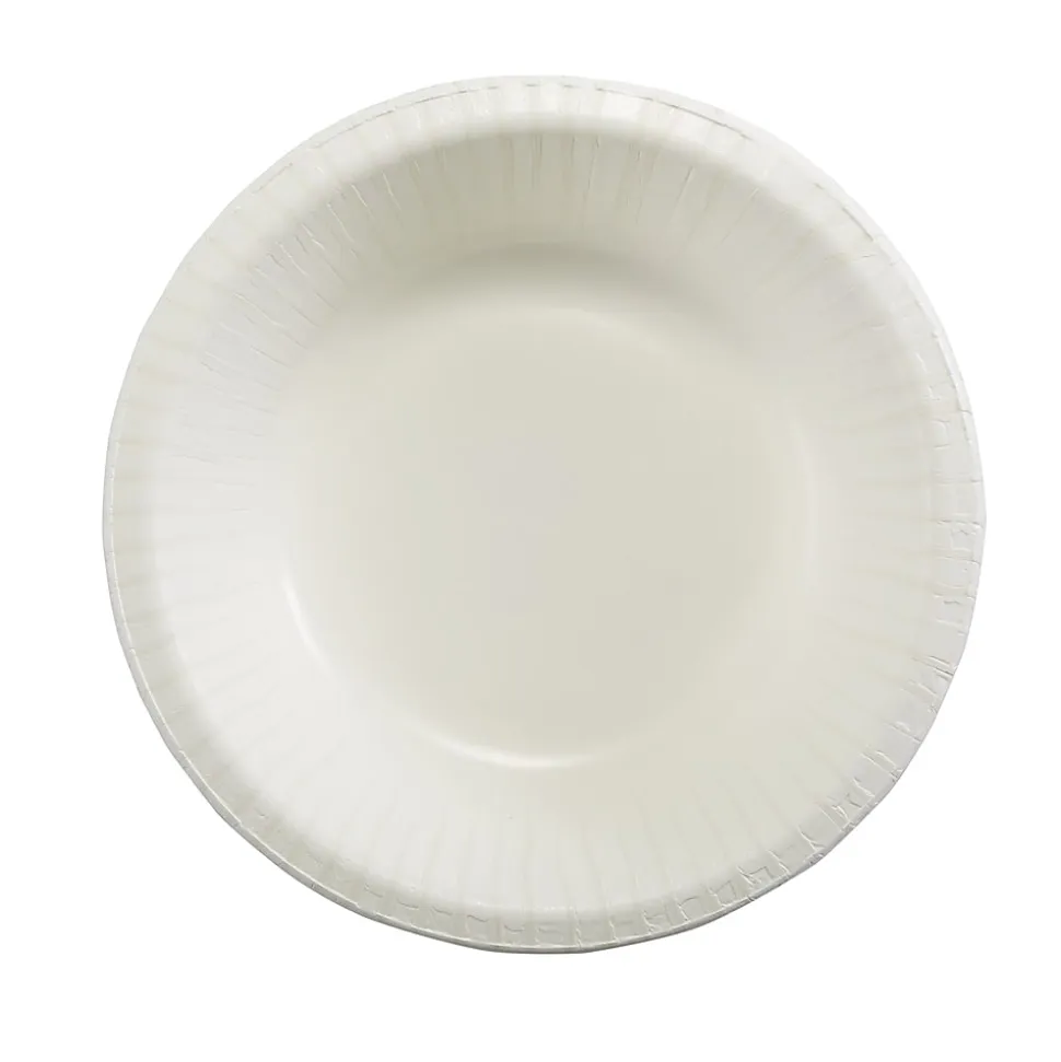 Dixie® Basic Paper Bowls, 12 Oz, White, 125 Bowls Per Pack, Case Of 8 Packs