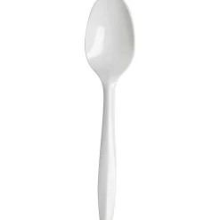 Dixie® Bulk Case Spoons, White, Case Of 1,000