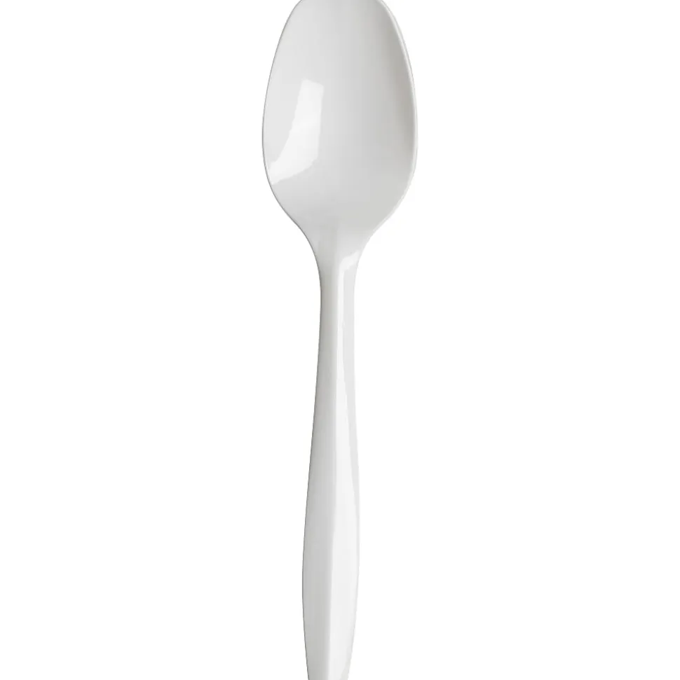 Dixie® Bulk Case Spoons, White, Case Of 1,000