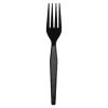 Dixie® Heavyweight Forks, Black, Carton Of 1,000 Forks