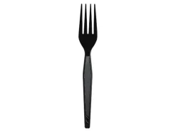 Dixie® Heavyweight Forks, Black, Carton Of 1,000 Forks
