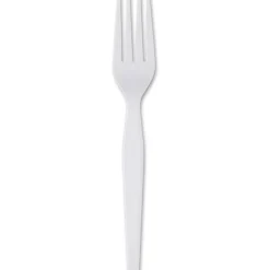 Dixie® Heavy-Weight Polystyrene Disposable Forks, 7.13