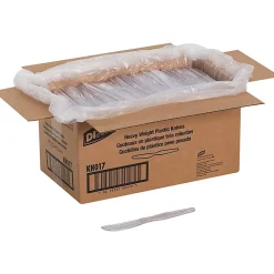 Dixie® Heavyweight Polystyrene Knives, Clear, Carton Of 1,000 Knives
