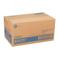 Dixie® Heavy-Weight Polystyrene Disposable Knives, 7.5"L, White, 1000 Per Case