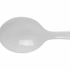 Dixie® Heavyweight Utensils, Soup Spoons, White, Box Of 100