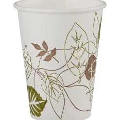 Dixie® Paper Hot Cups, 12 Oz., Pathways, Carton Of 500