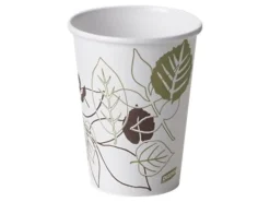 Dixie® Paper Hot Cups, 12 oz, Pathways, 1000 Count (50 Cups per Pack, 20 Packs per Case)
