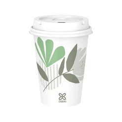 Dixie® Paper Hot Cups, 12 oz, Pathways, 1000 Count (50 Cups per Pack, 20 Packs per Case)