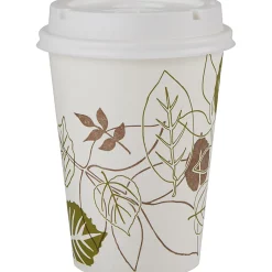 Dixie® Paper Hot Cups, 12 Oz, Pathways, Sleeve Of 50 Cups