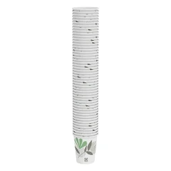 Dixie® Paper Hot Cups, 10 Oz., Pathways Design, Case Of 1,000