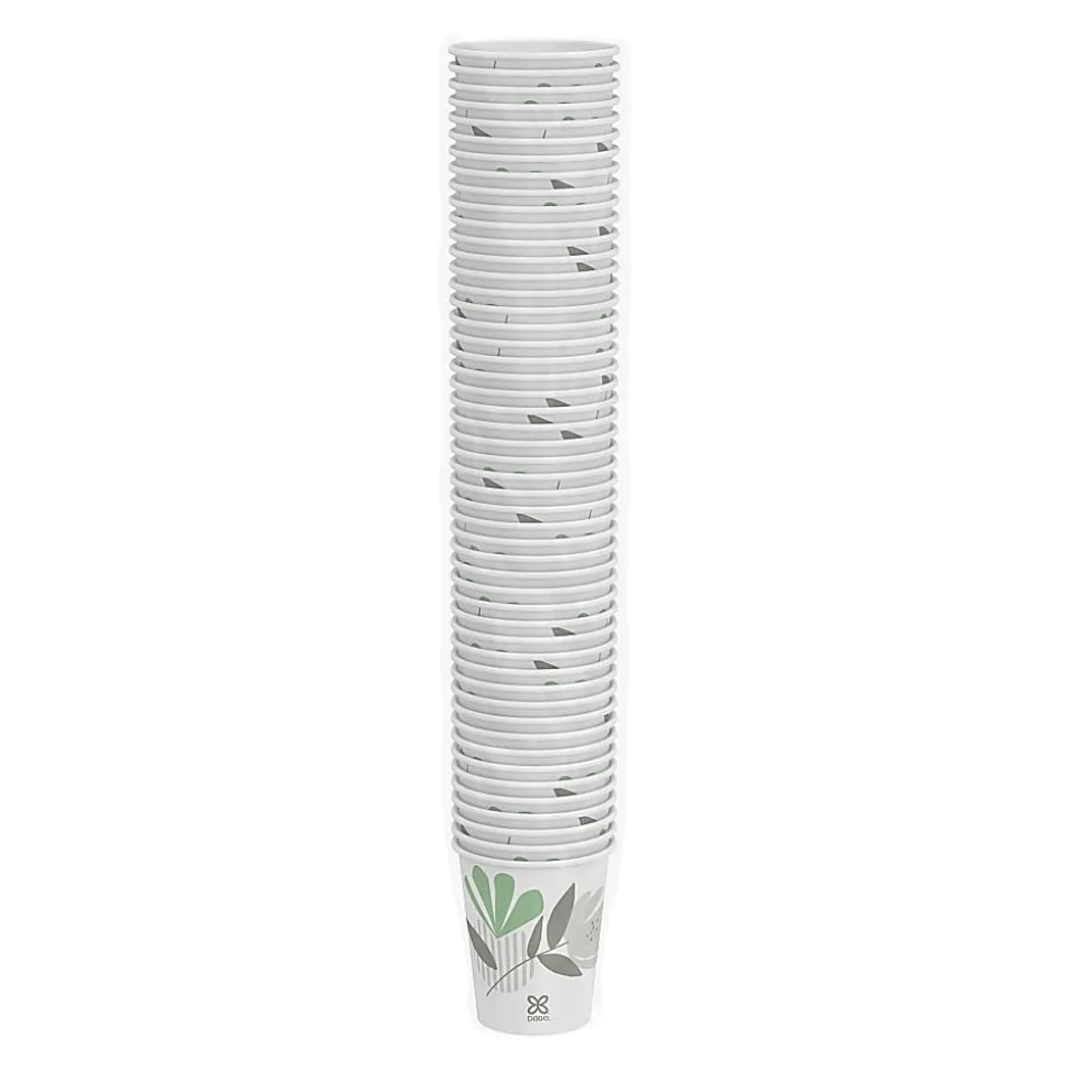 Dixie® Paper Hot Cups, 10 Oz., Pathways Design, Case Of 1,000