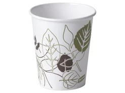 Dixie® Paper Hot Cups, 10 Oz., Pathways Design, Case Of 1,000