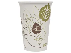 Dixie® Pathways® Paper Hot Cups, Leaves, 16 Oz, Carton Of 1,000