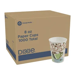 Dixie® PerfecTouch by GP PRO Hot Cups, 8 Oz, Box Of 1,000 Cups