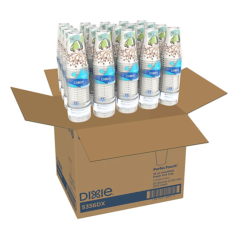 Dixie® PerfecTouch® by GP PRO Hot Cups, 16 Oz., Pack Of 25