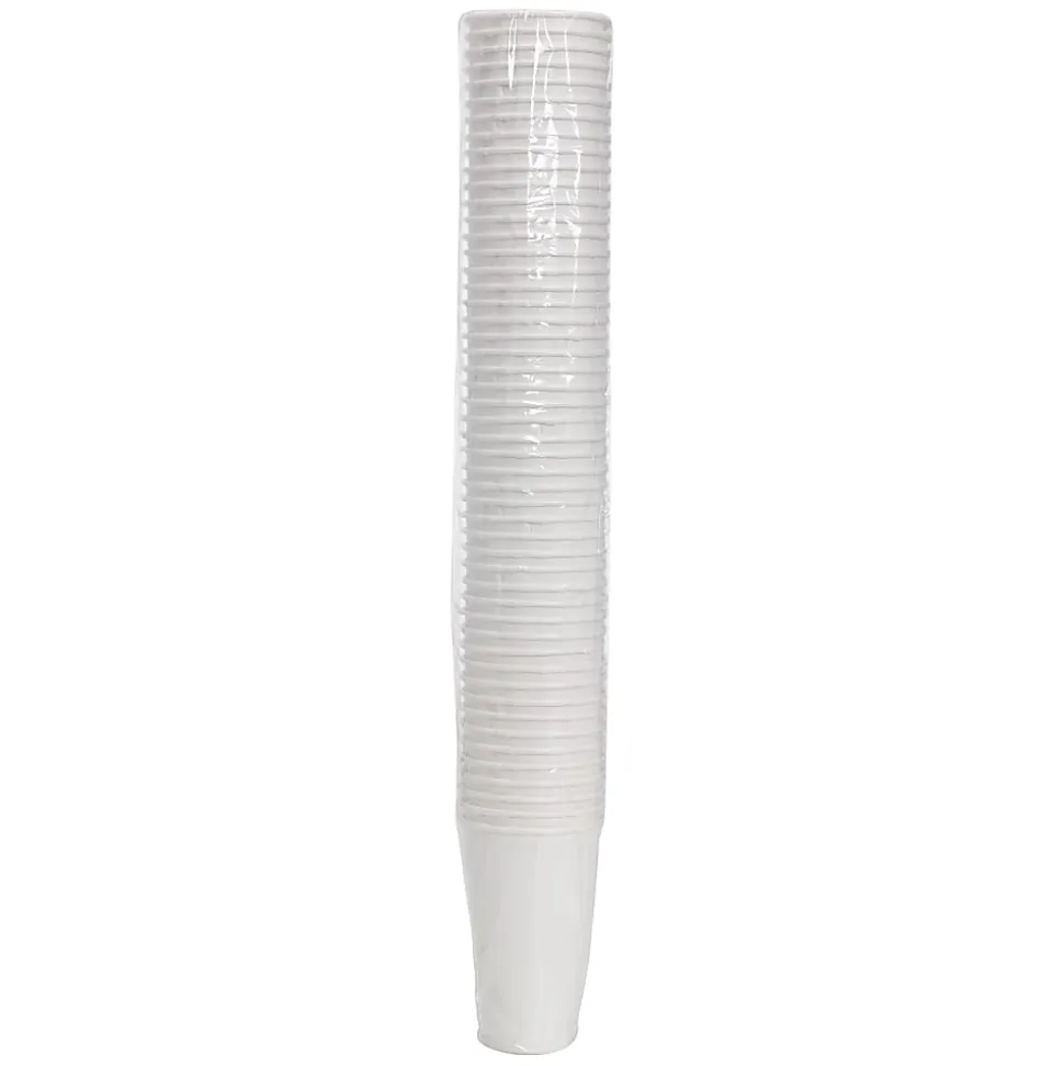 Dixie® PerfecTouch Insulated Paper Hot Cups, 16 Oz, White, Pack Of 1,000 Cups