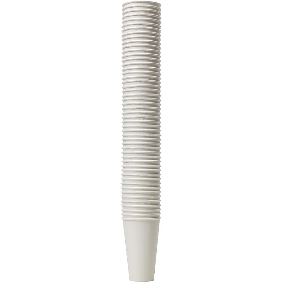 Dixie® PerfecTouch Insulated Paper Hot Cups, 16 Oz, White, Pack Of 1,000 Cups